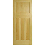Lifestyle 1930s internal engineered pine door installed in a room