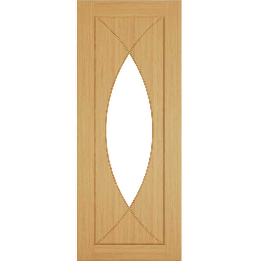 Amalfi Glazed Oak Internal Door - Main Product Image