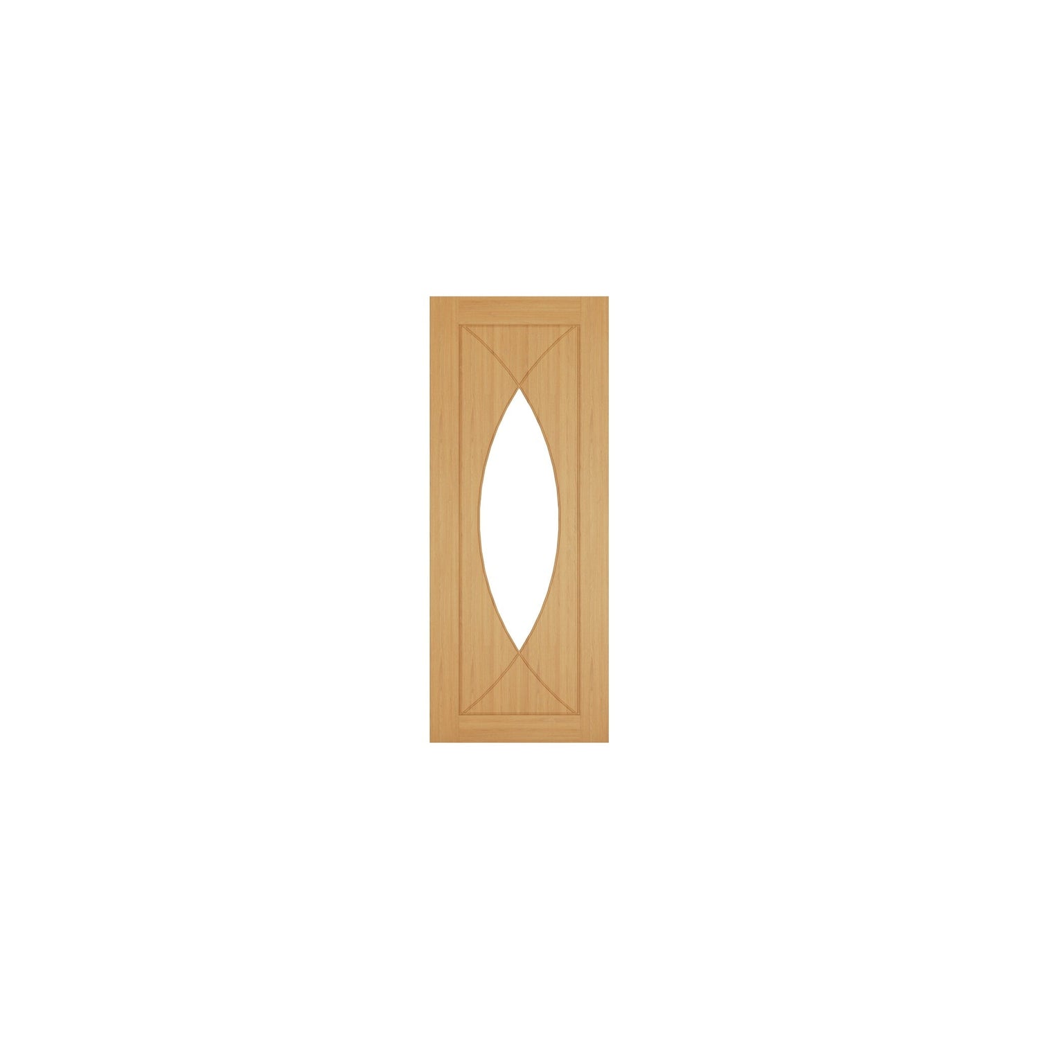 Amalfi Prefinished Oak Glazed Door - Main Product Image