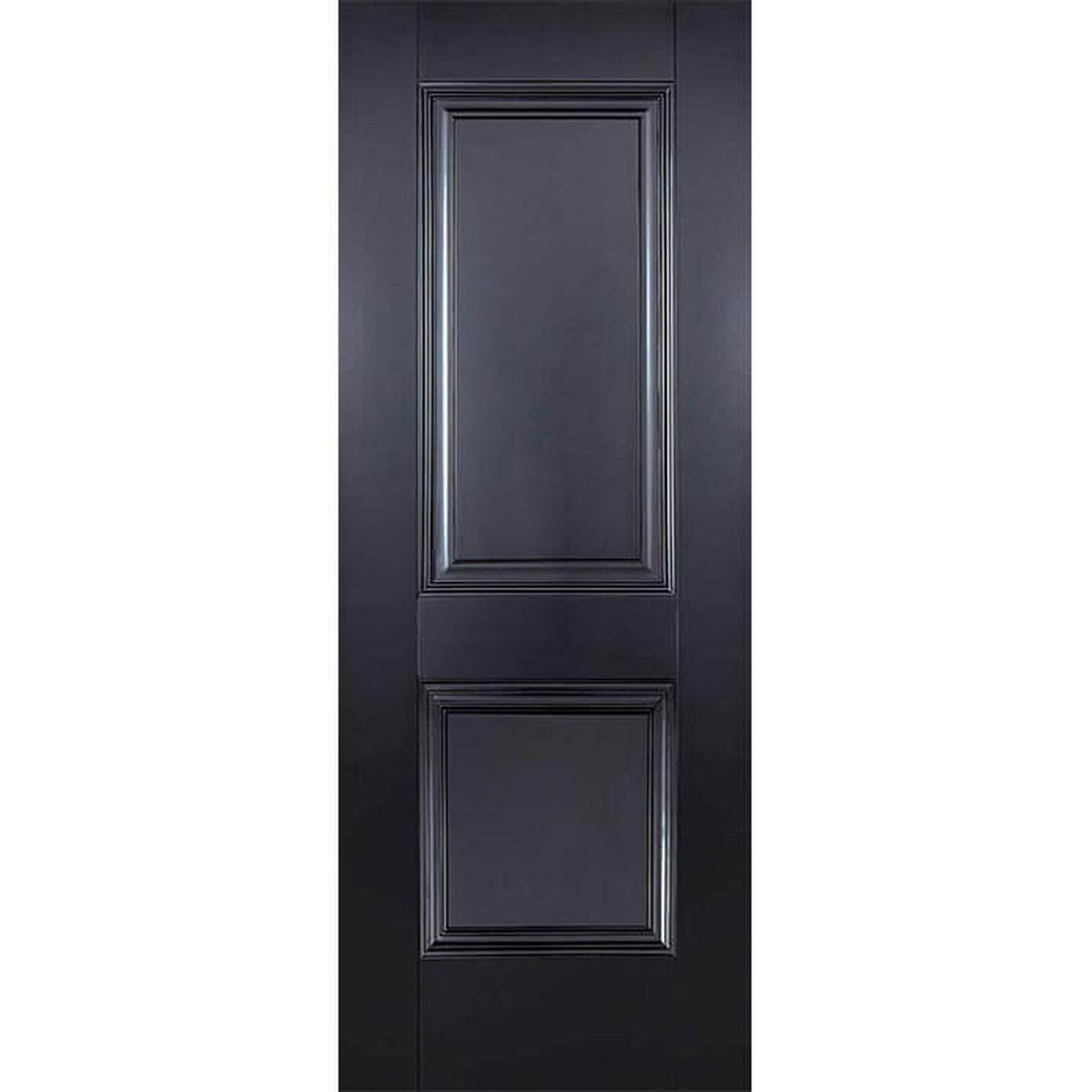 Arnhem Black Primed 2 Panel Internal Door - Main Product Image