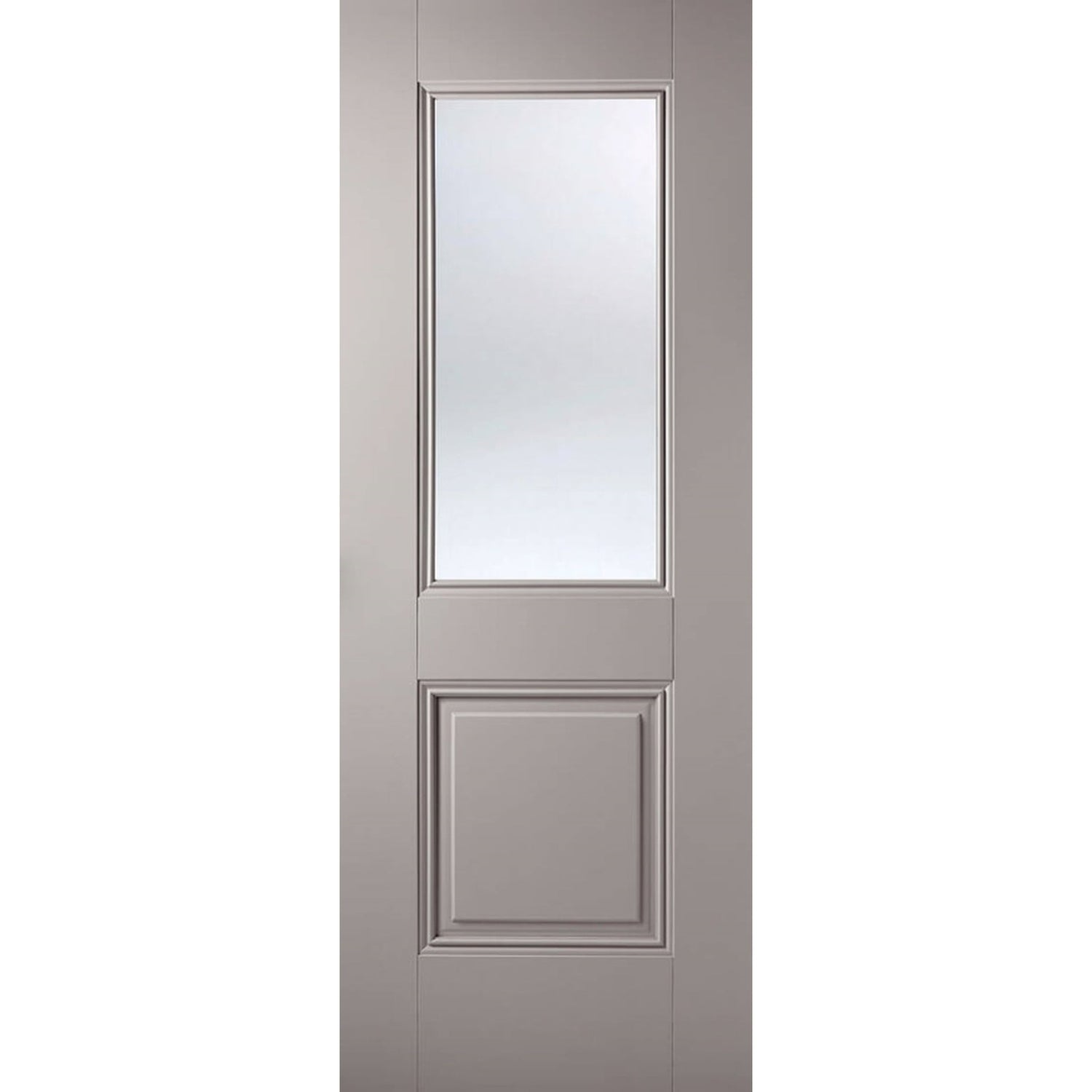 Arnhem Grey 2 Panel Internal Glazed Door - Main Product Image