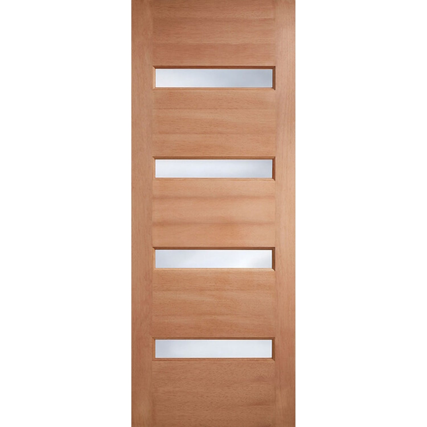 Balham Frosted Glazed Hardwood External Door - Main Product Image