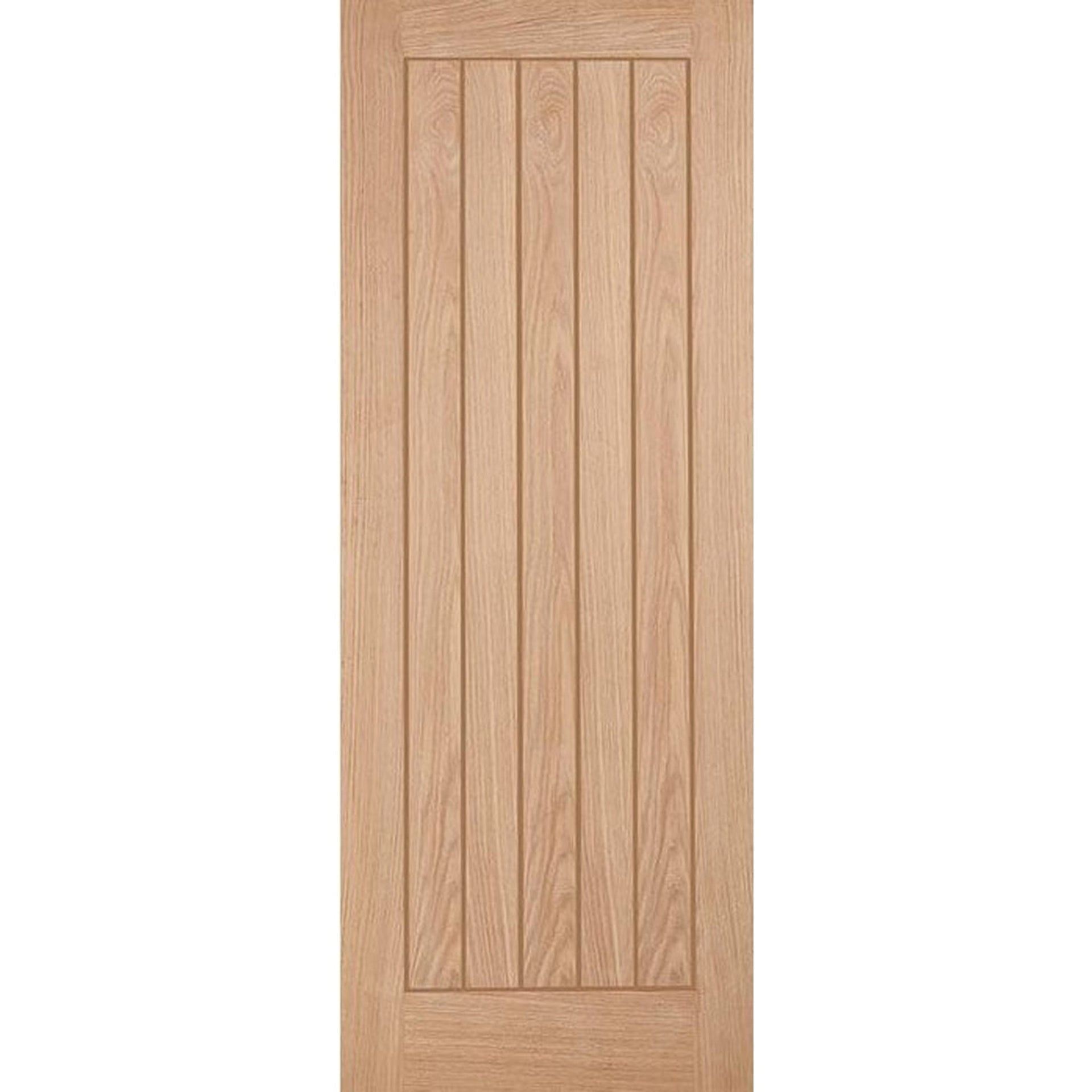 Belize Unfinished Oak Internal Door - Main Product Image