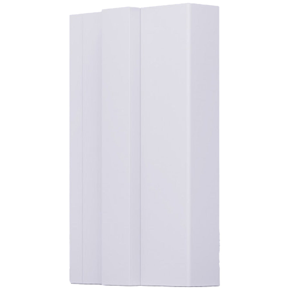 Product prefinished white primed bifold frame kit with smooth white finish