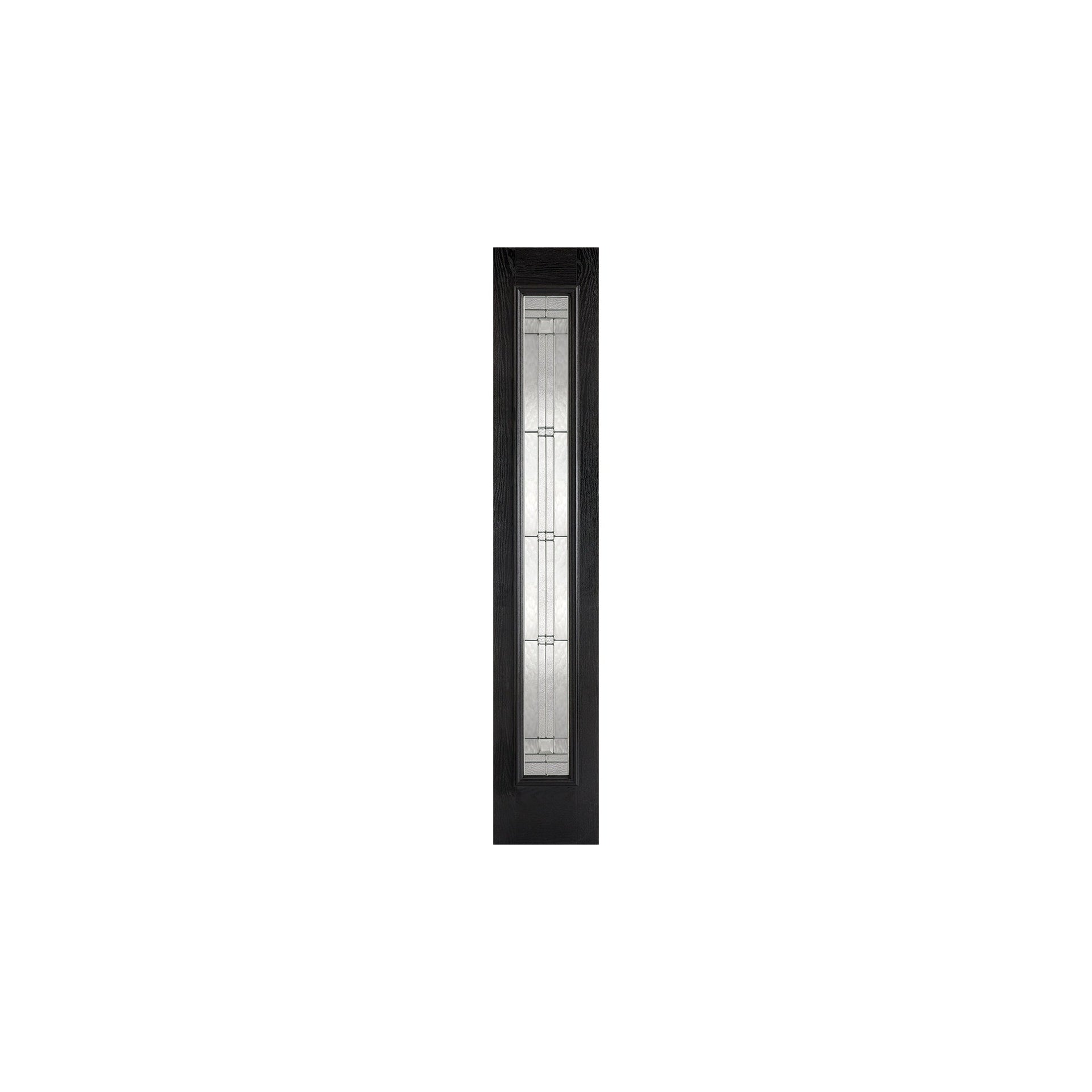 Black And White GRP Elegant Sidelight - Main Product Image