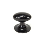 Product black oval mortice rim knob set