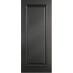 Blenheim Black Single Panel Fire Door