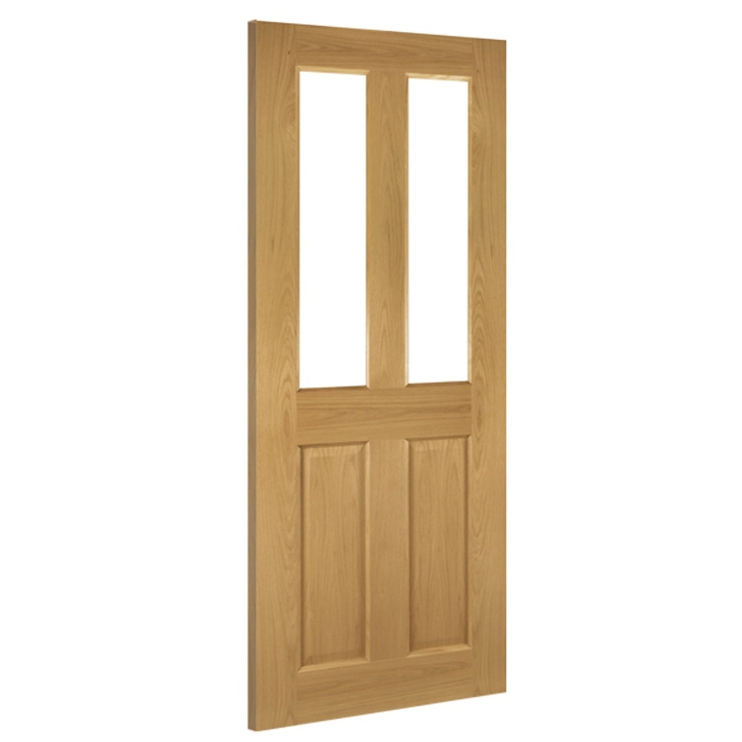 Bury Prefinished Oak Glazed FD30 Fire Door - Lifestyle Image 1