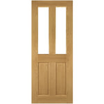 Bury Prefinished Oak Glazed FD30 Fire Door - Main Product Image