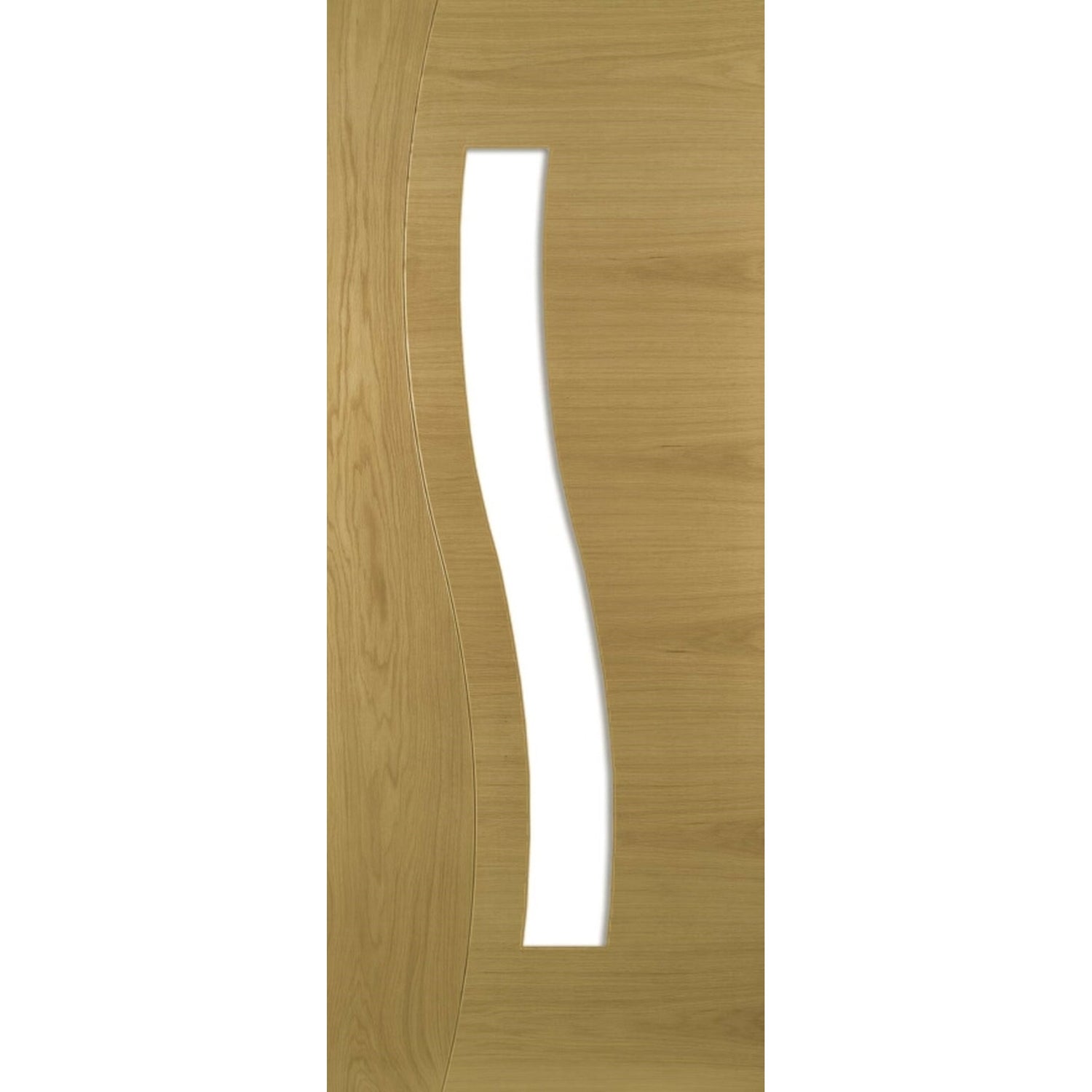 Cadiz Clear Glazed Prefinished Oak Door