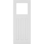 Cambridge White Primed 1 Light Glazed Door - Main Product Image