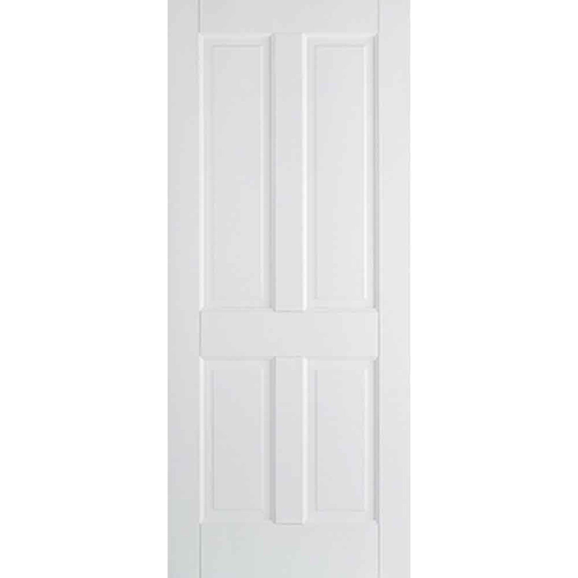 Canterbury 4 Panel White Primed FD30 Fire Door - Main Product Image