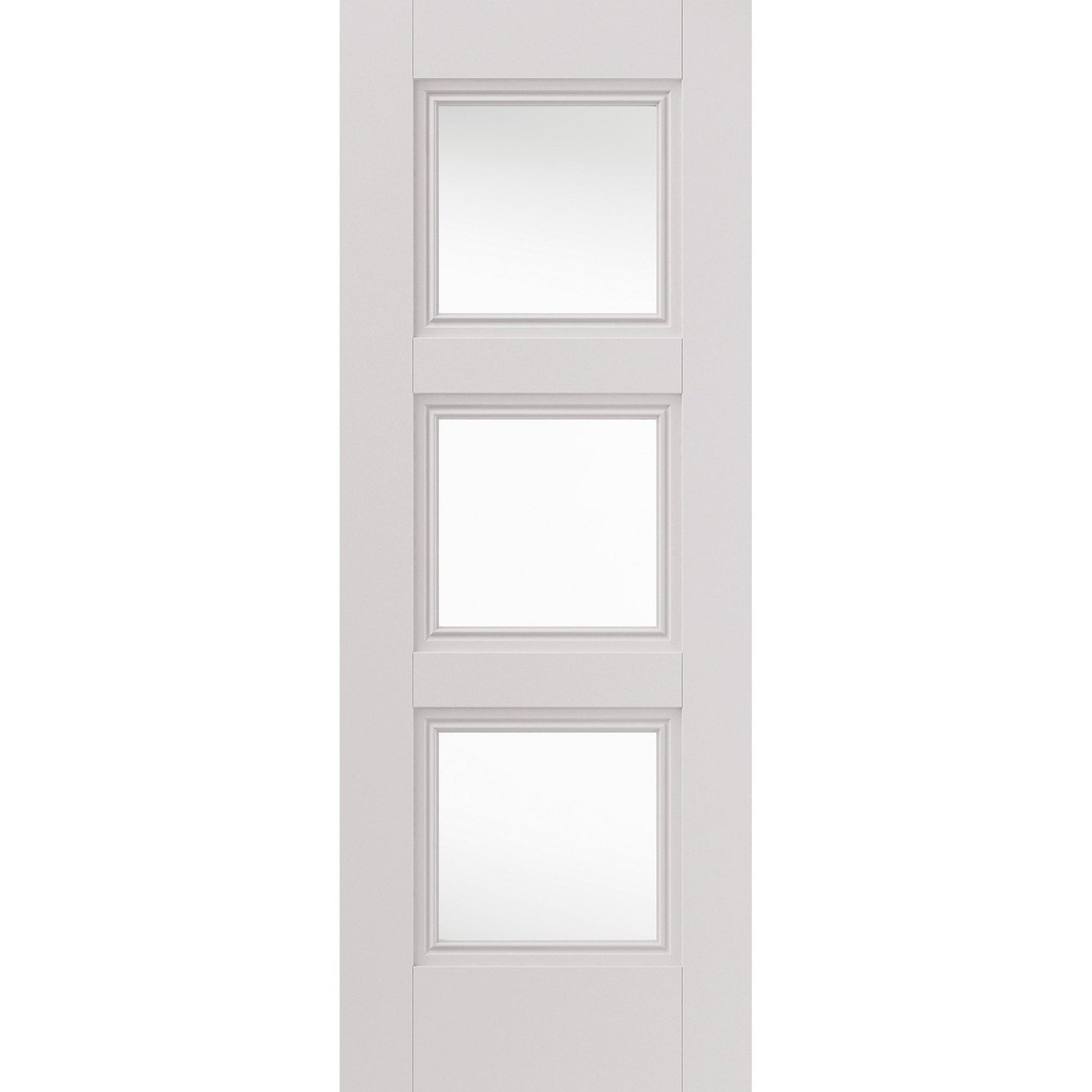Catton White Primed Clear Glazed Internal Door - Main Product Image