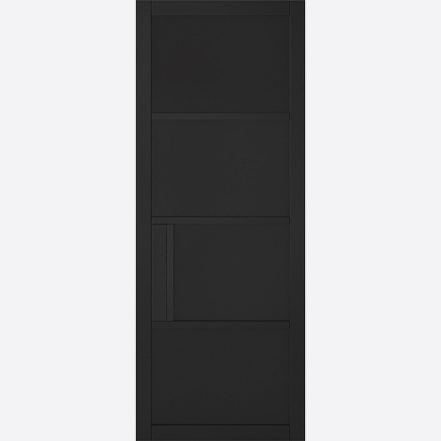 Chelsea Prefinished Black Internal Door - Main Product Image