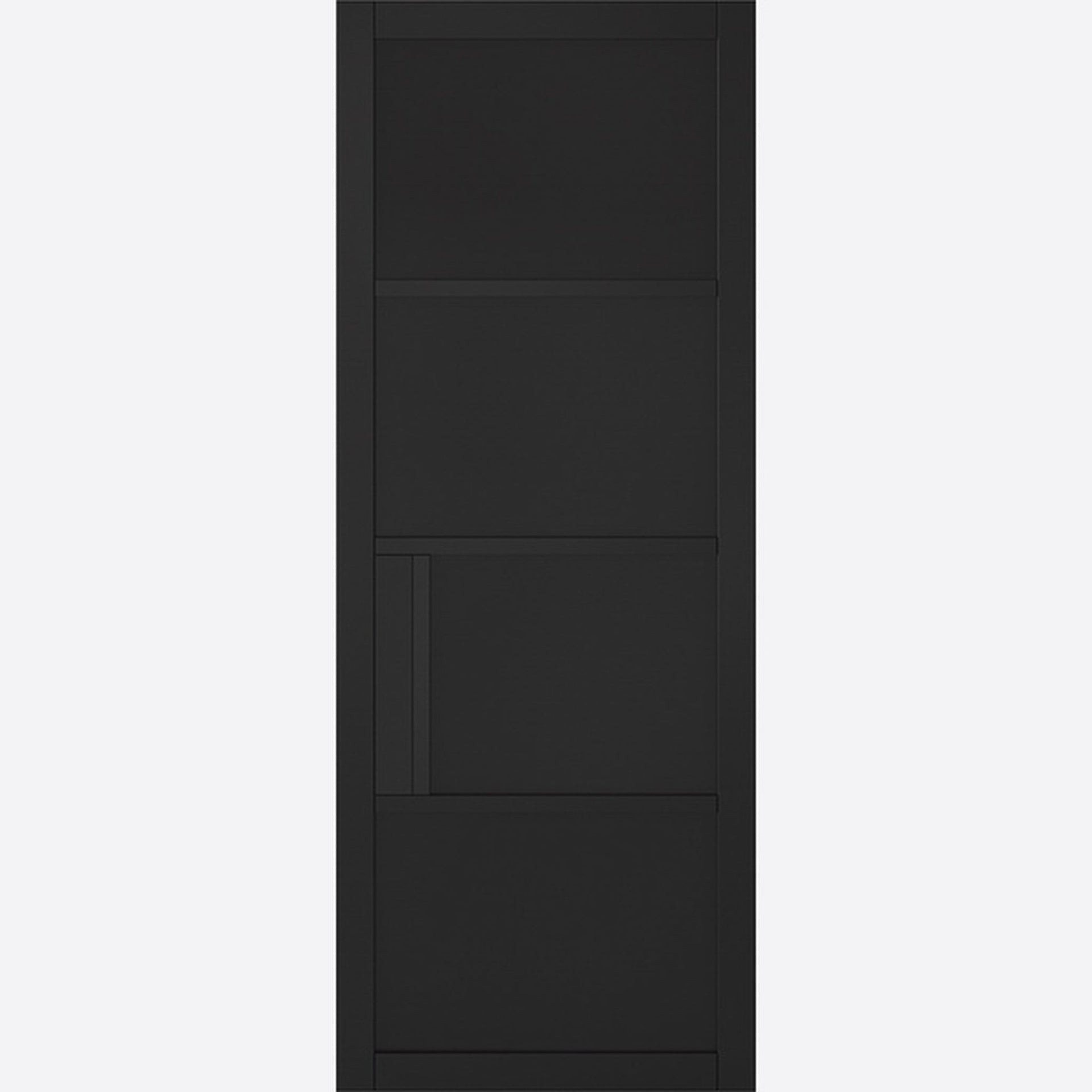 Chelsea Prefinished Black Internal Door - Main Product Image