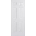 Colonial White 6 Panel GRP External Door - Main Product Image
