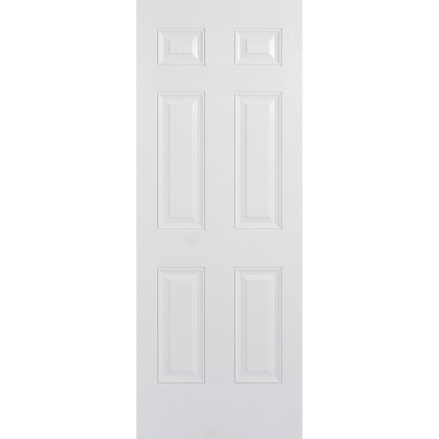 Colonial White 6 Panel GRP External Door - Main Product Image