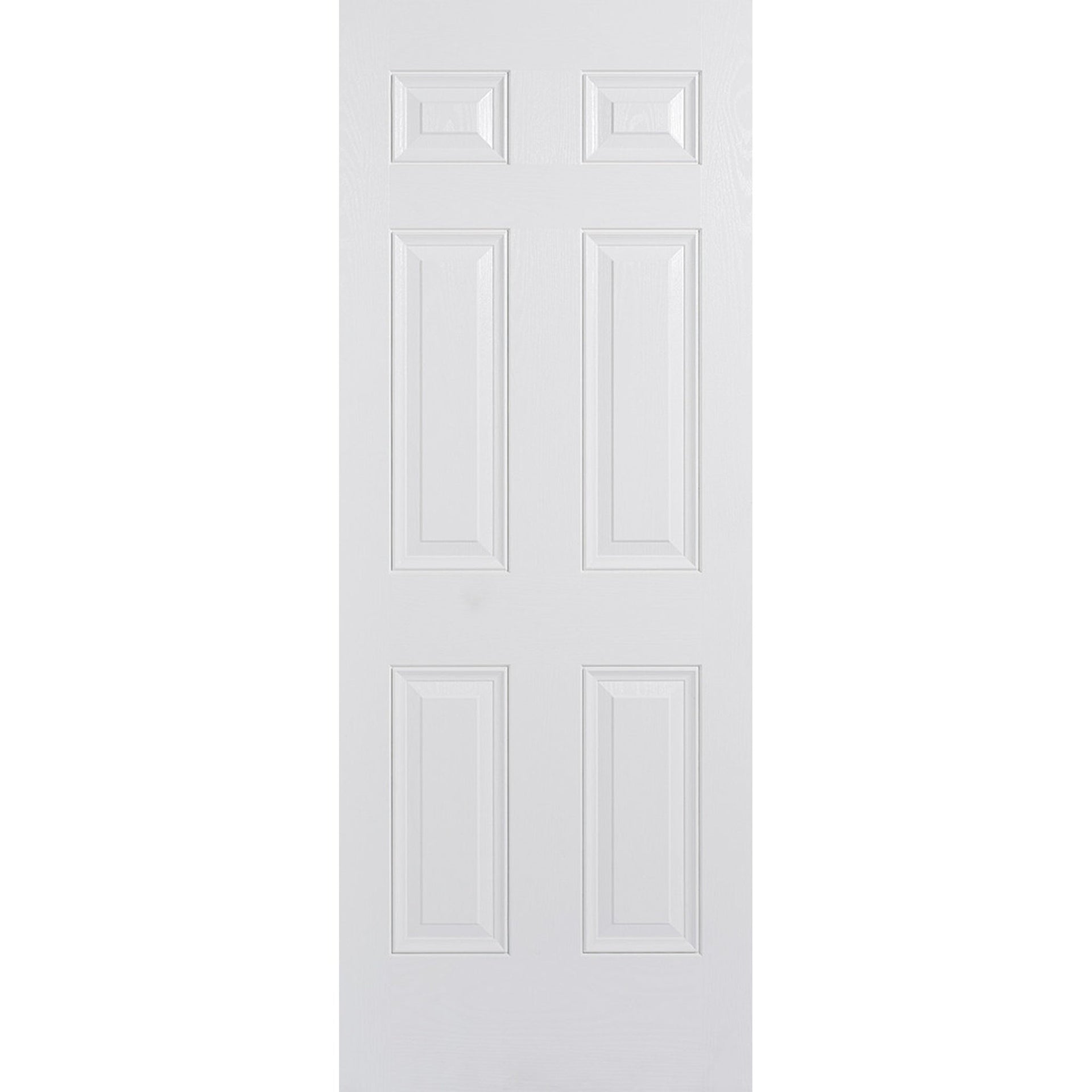 Colonial White 6 Panel GRP External Door - Main Product Image