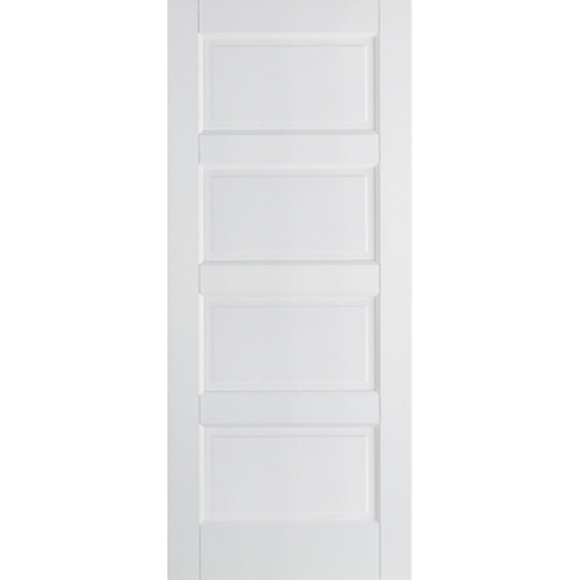 Contemporary 4 Panel White Primed Engineered Door - Main Product Image