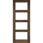 Coventry Prefinished Walnut Glazed FD30 Fire Door - Main Product Image