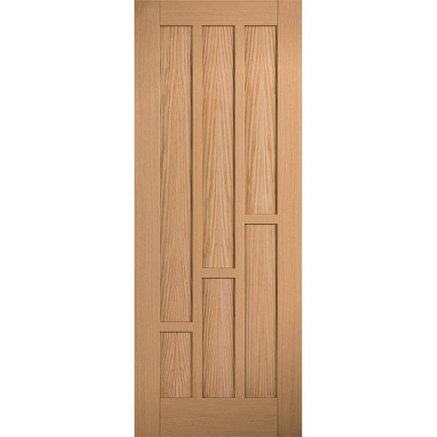 Coventry Unfinished Oak 6 Panel Internal Door - Main Product Image