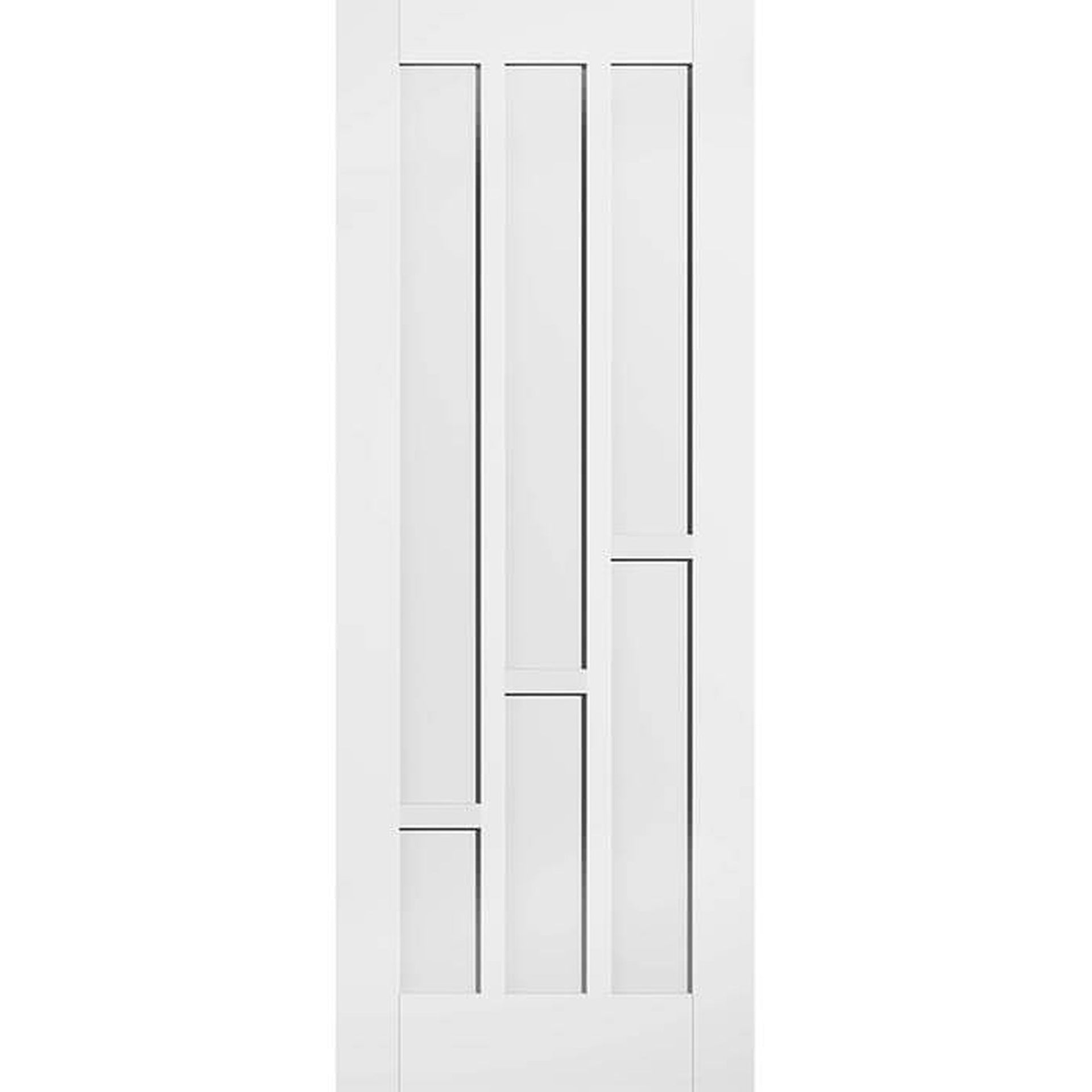 Coventry White Primed 6 Panel FD30 Internal Fire Door - Main Product Image