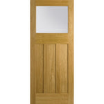 DX30 1930's Style Oak Glazed Door - Main Product Image