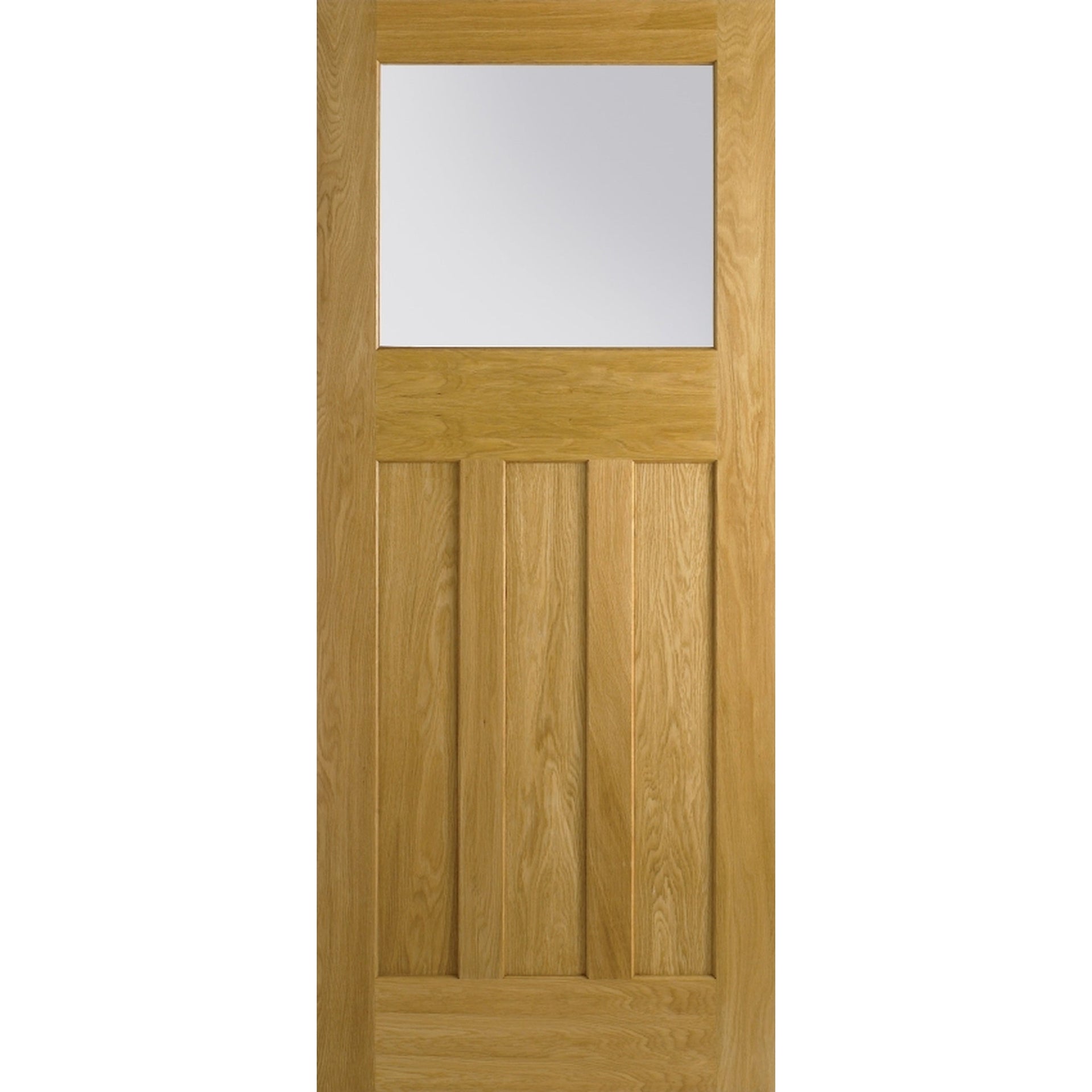 DX30 1930's Style Oak Glazed Door - Main Product Image