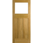 DX30 1930's Style Unglazed Oak Veneer Door - Main Product Image
