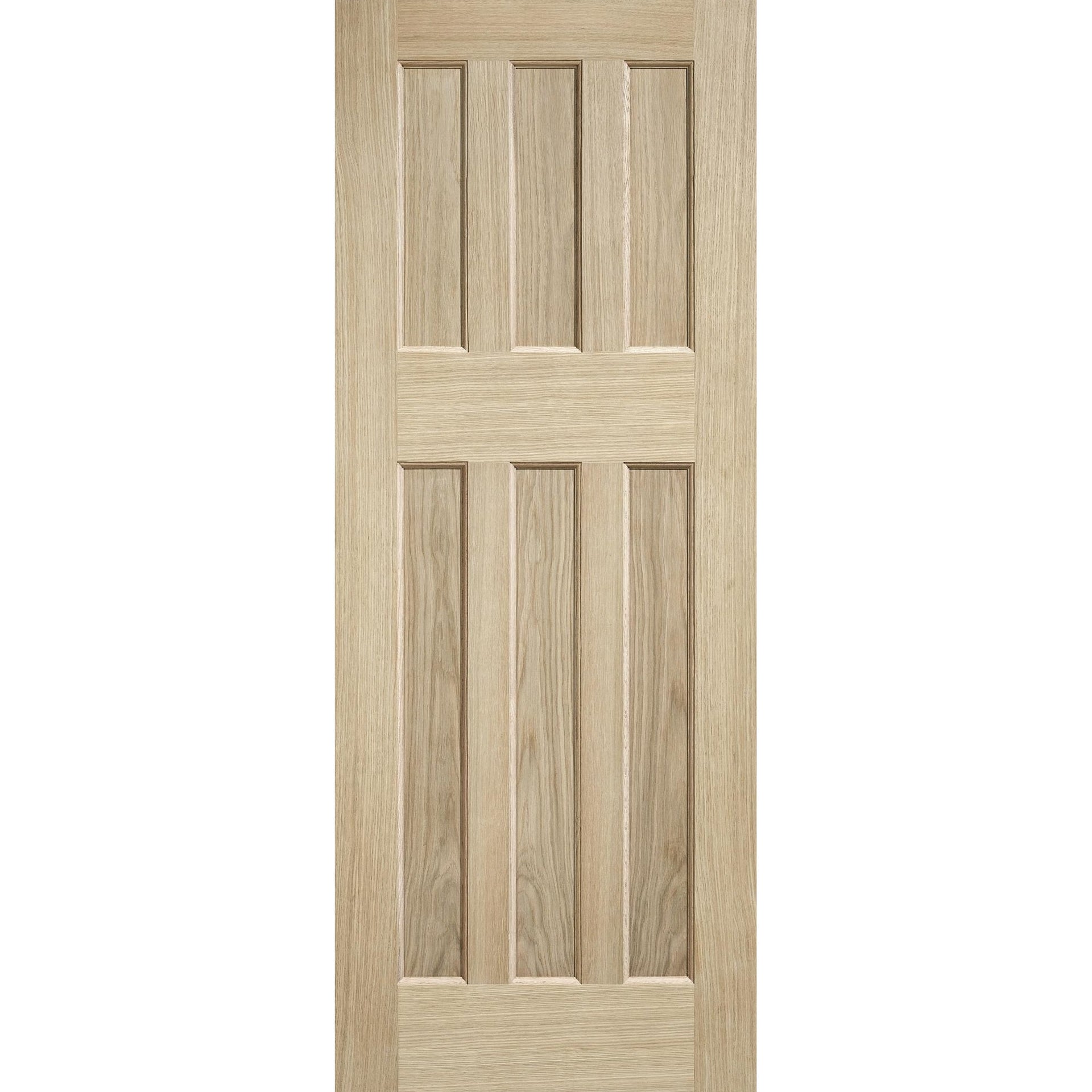 DX 60's Style Oak Veneer Internal Door - Main Product Image