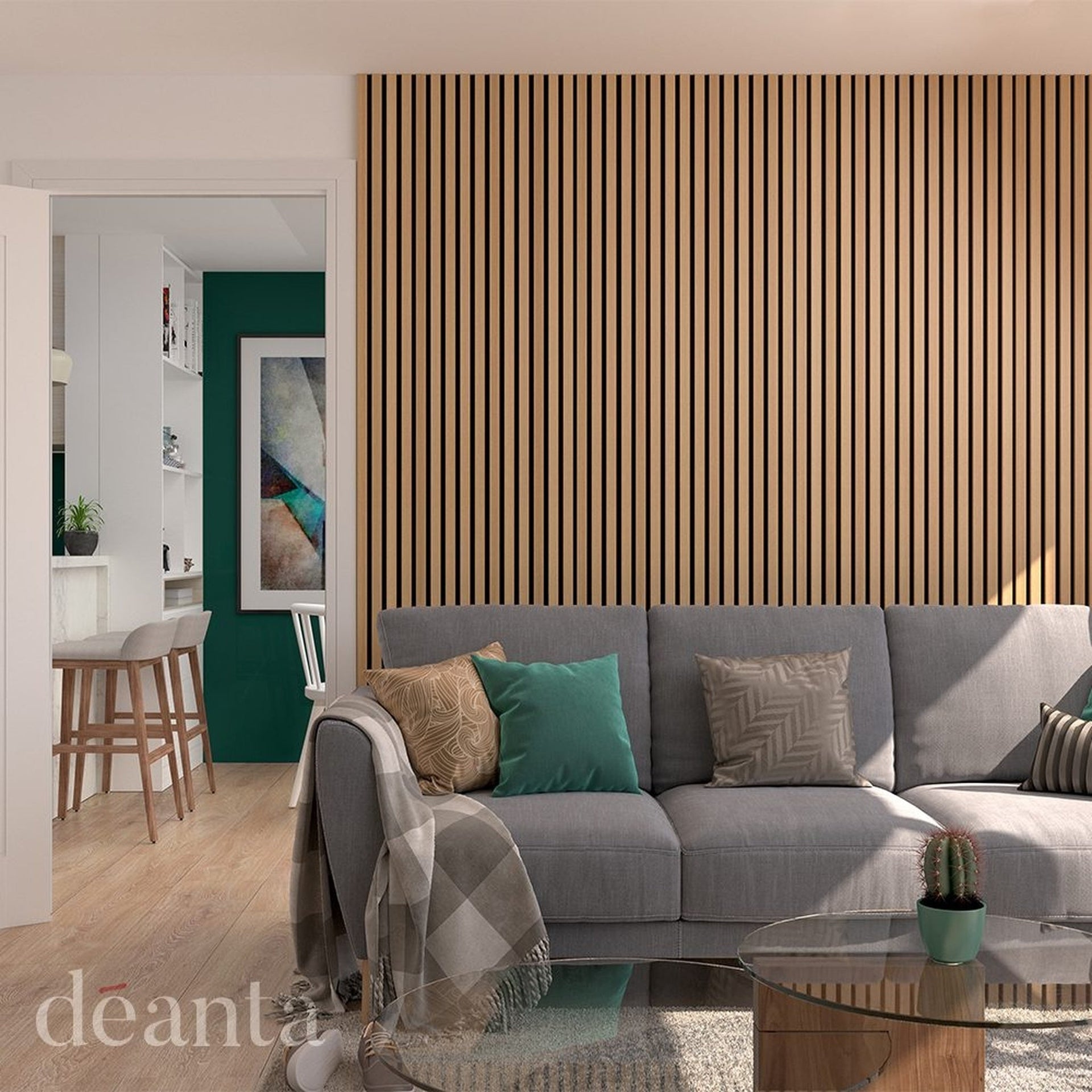 Deanta Acoustic Oak Wall Panelling - Main Product Image