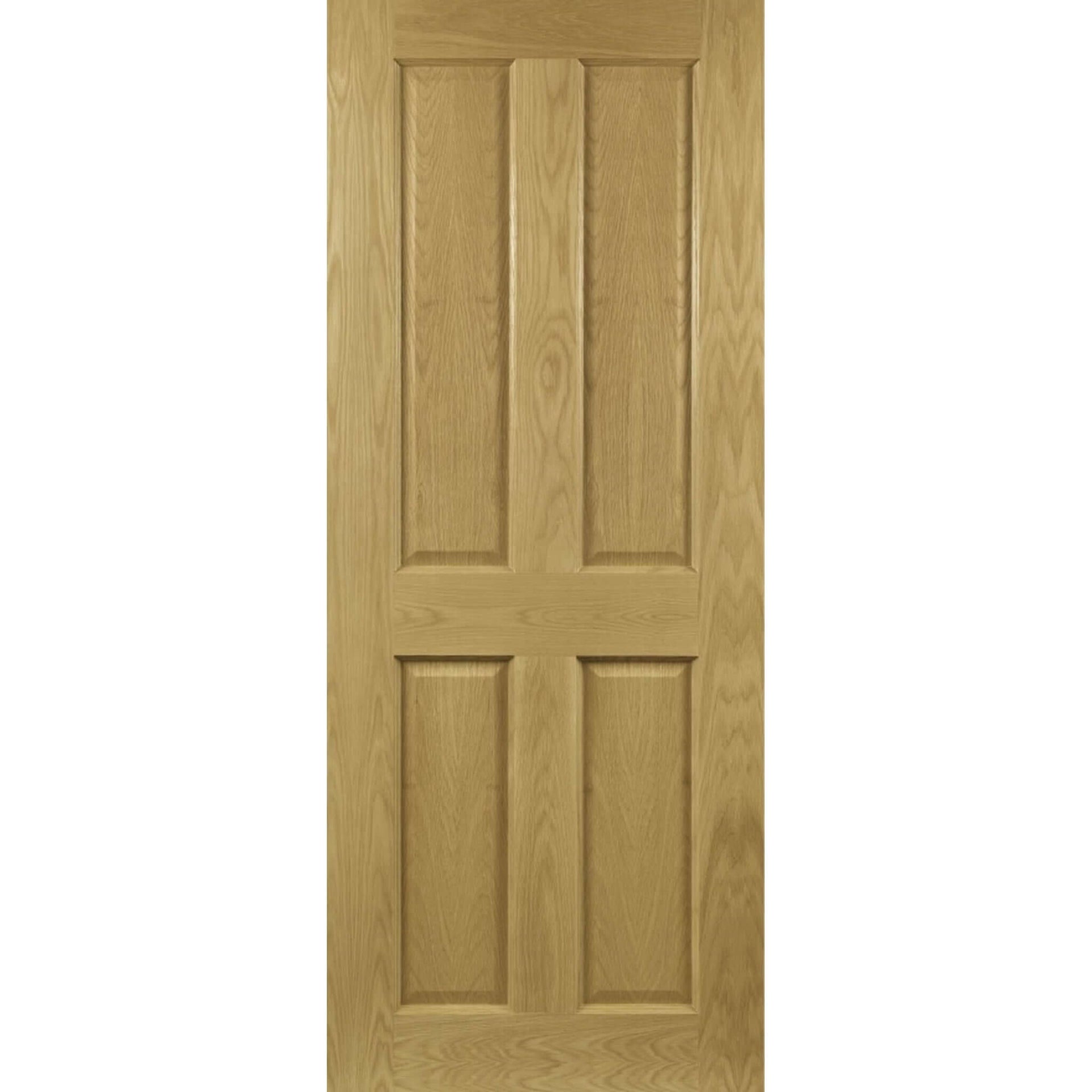Buy Bury Four Panel Prefinished Oak Door online UK
