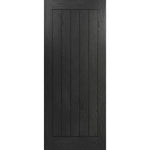 Deanta Ely Brushed Black Oak FD30 Internal Door - Main Product Image