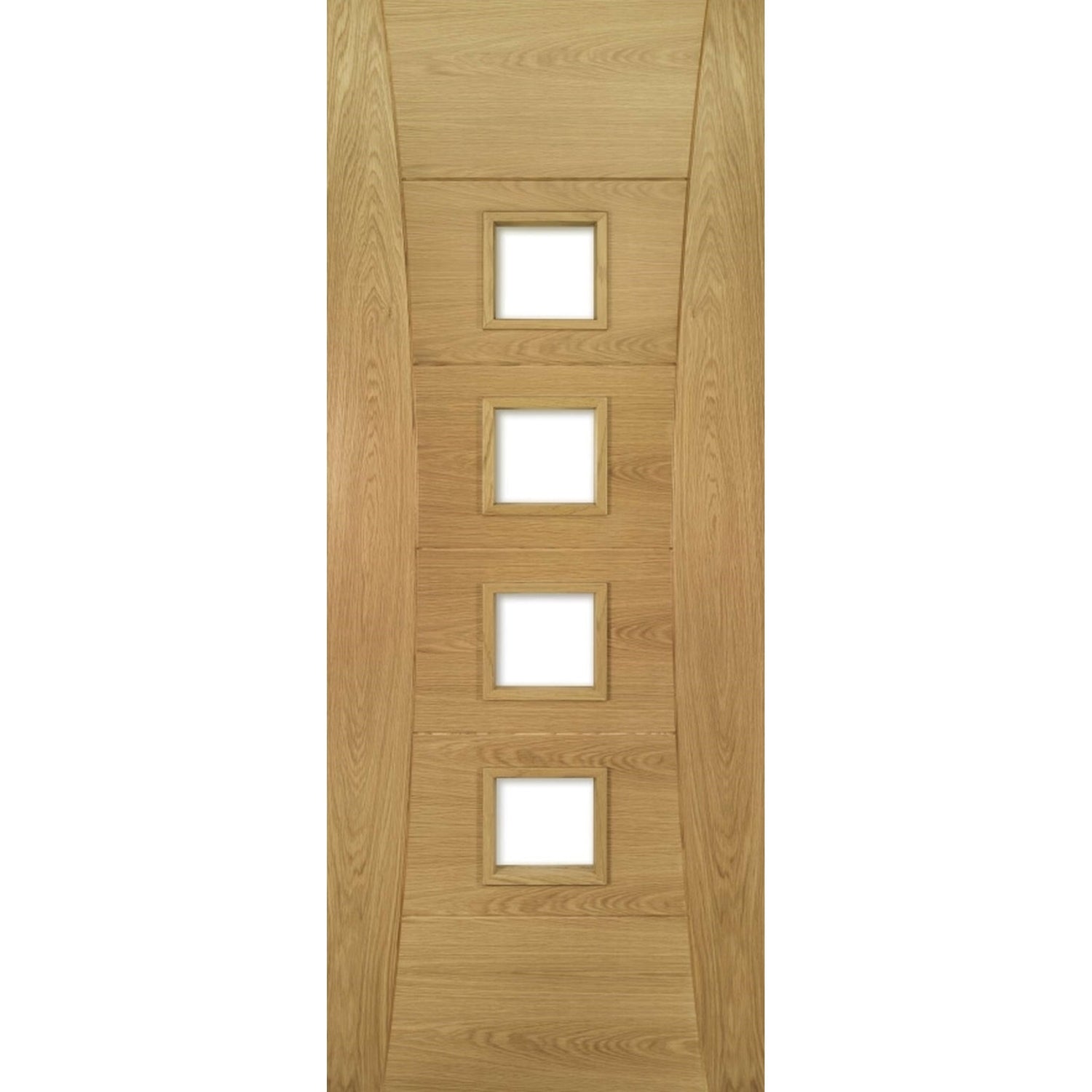 Deanta Pamplona Glazed Prefinished Oak Door - Main Product Image