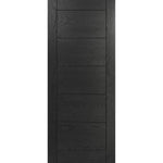 Deanta Seville Brushed Black Oak Interior Door - Main Product Image