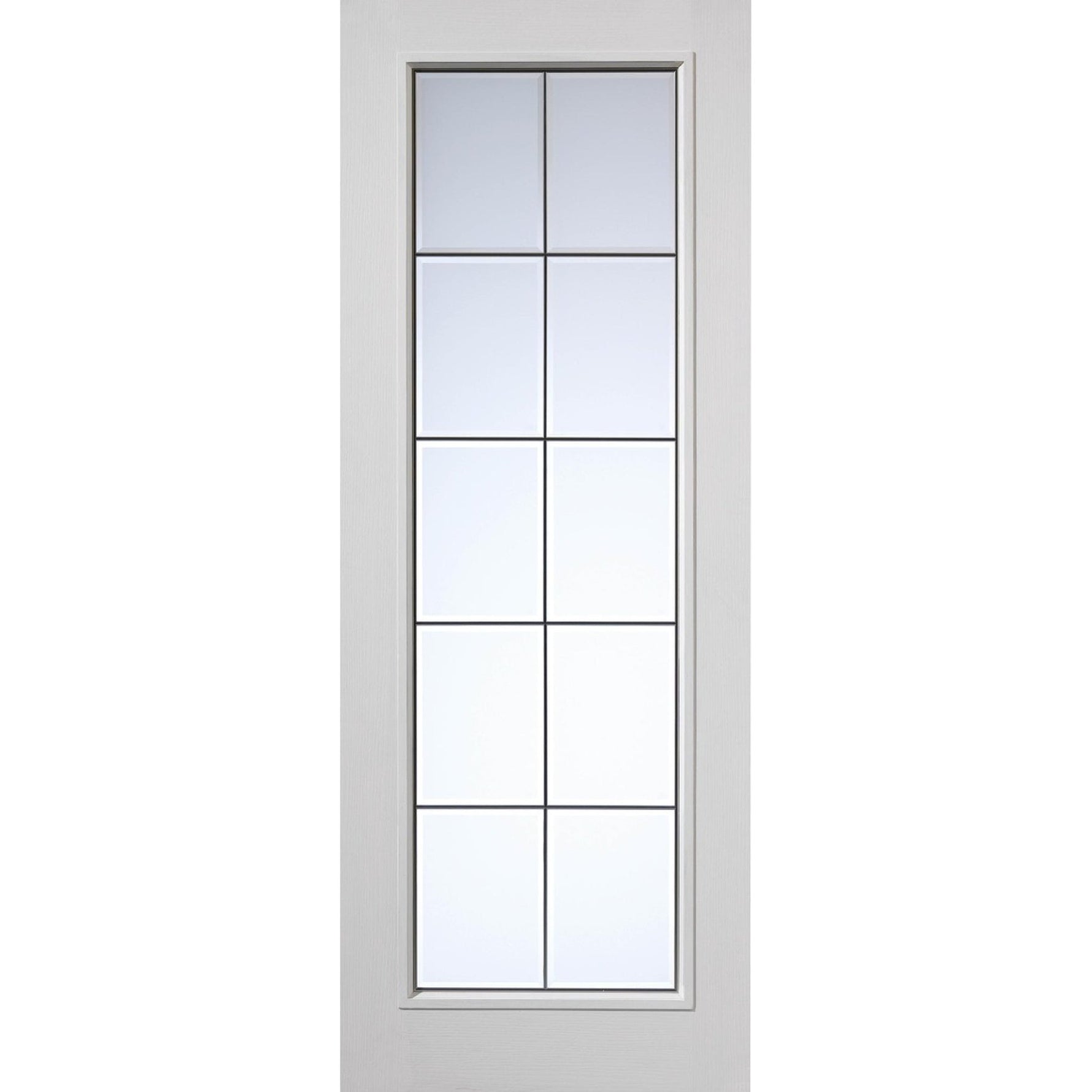 Decima White Primed Glazed Internal Door - Main Product Image
