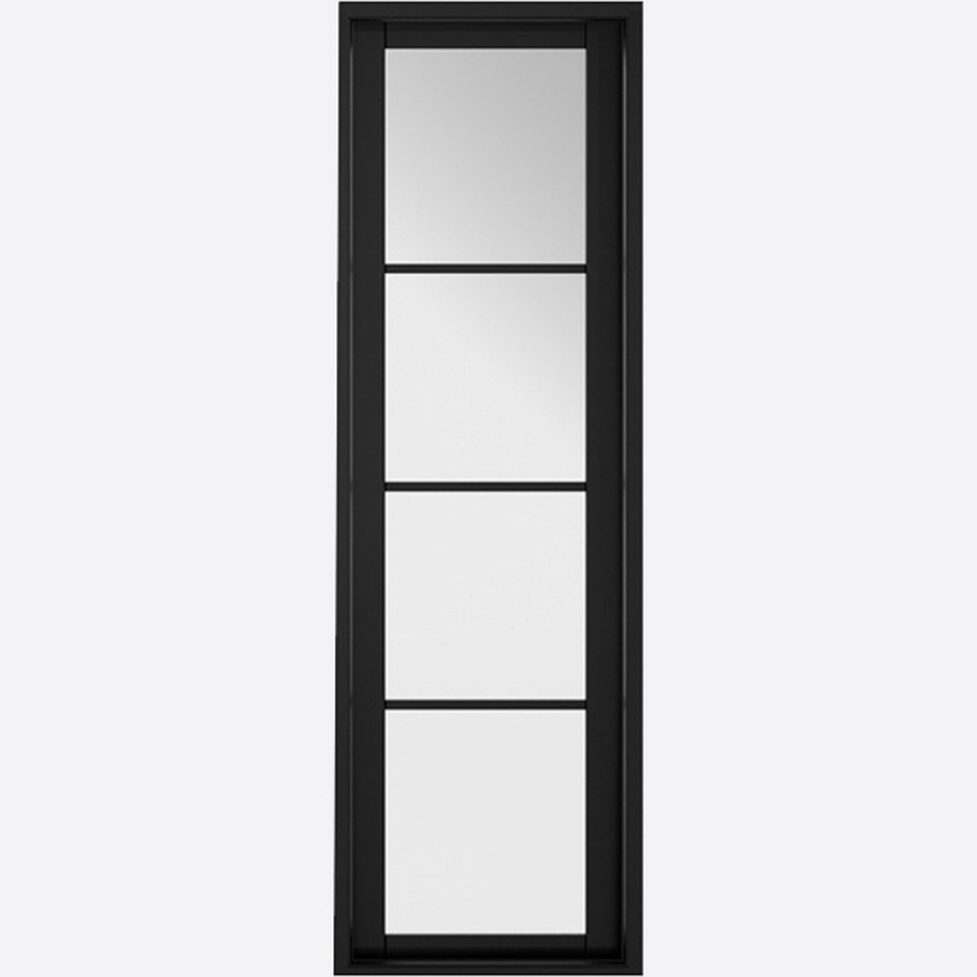 Demi Panel Black Primed Soho W8 - 1981 x 579mm - Main Product Image