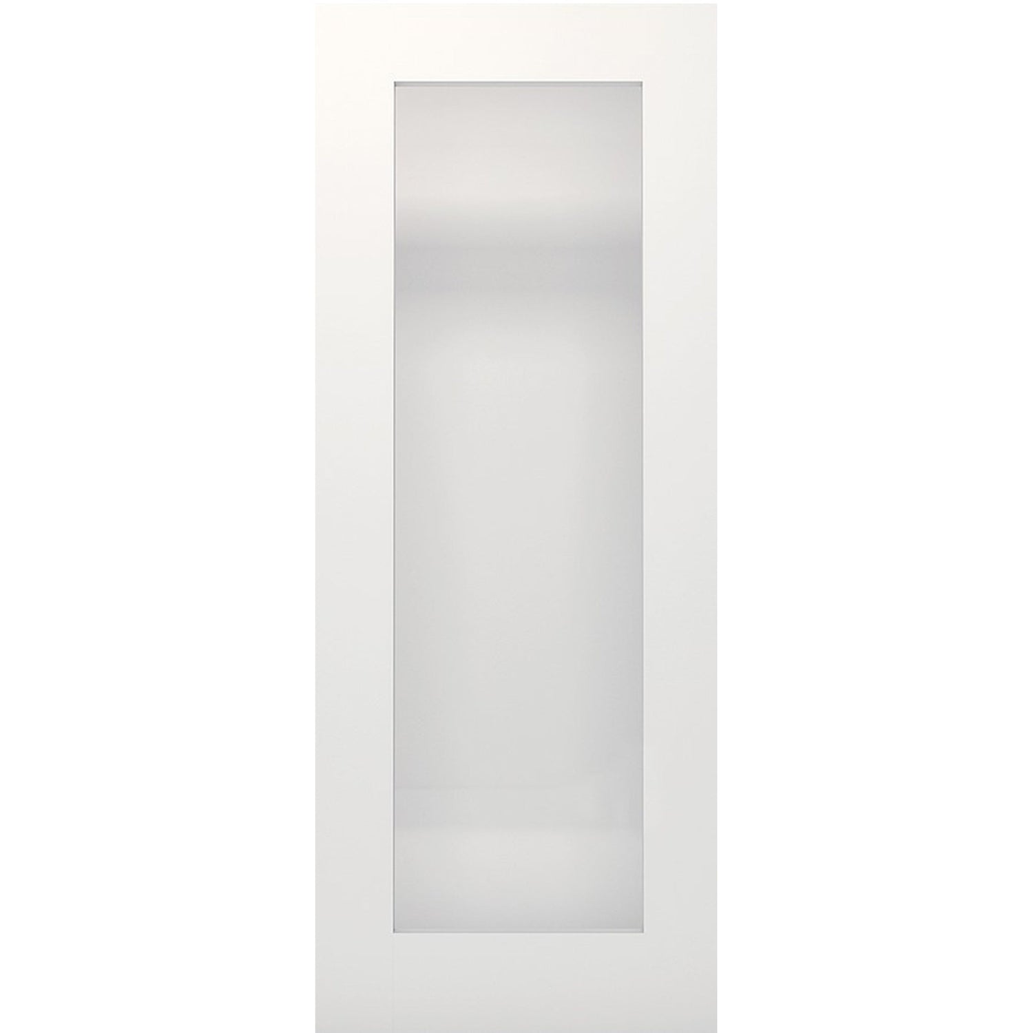 Denver White Primed Obscured Glazed Door - Main Product Image