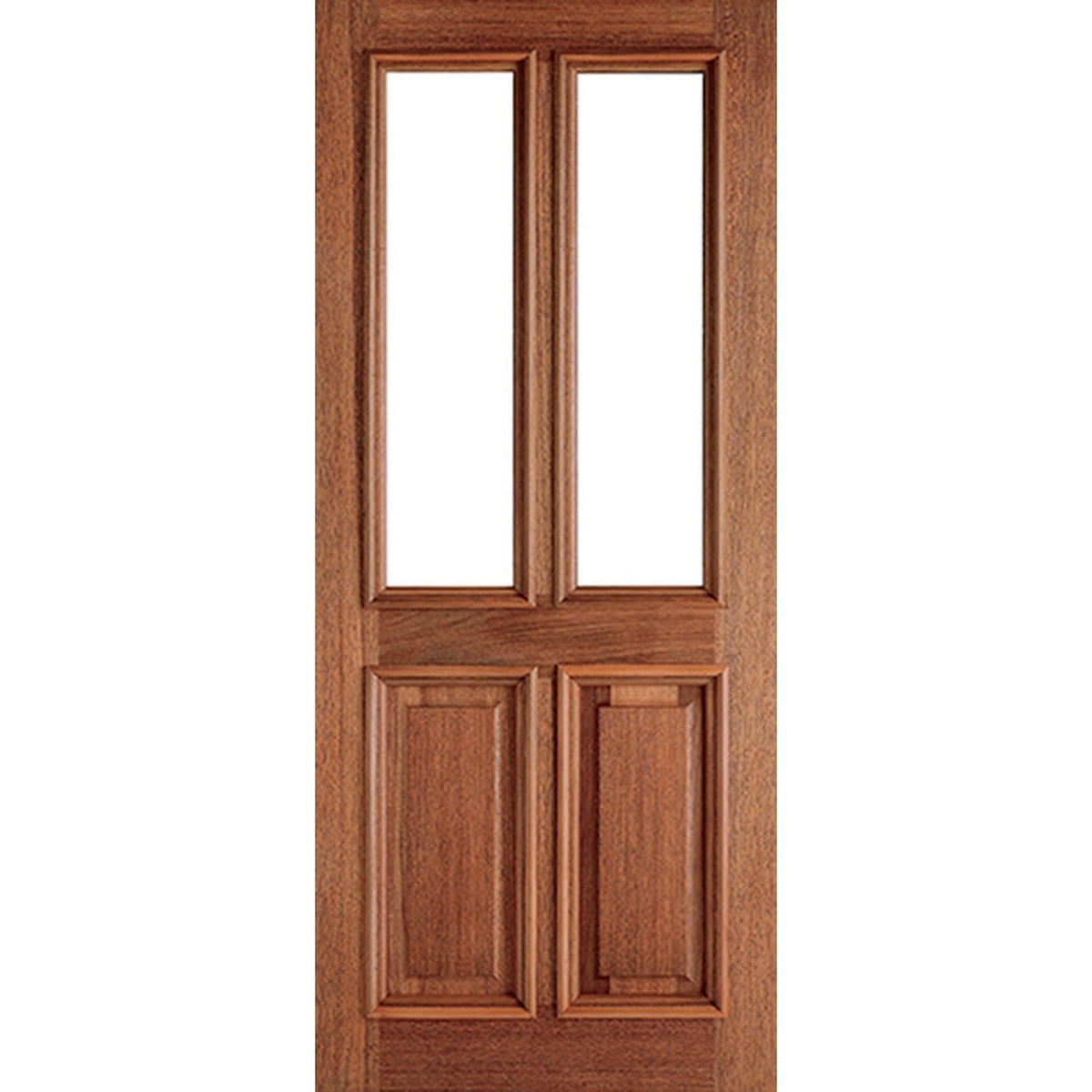 Derby Unglazed 2L Hardwood External Door - Main Product Image