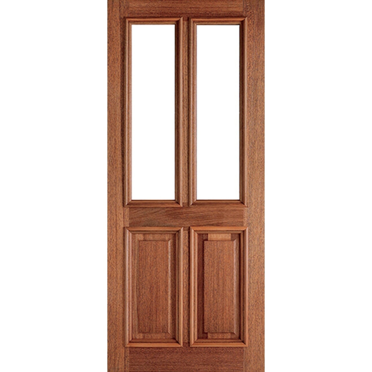 Derby Unglazed 2L Hardwood External Door - Main Product Image