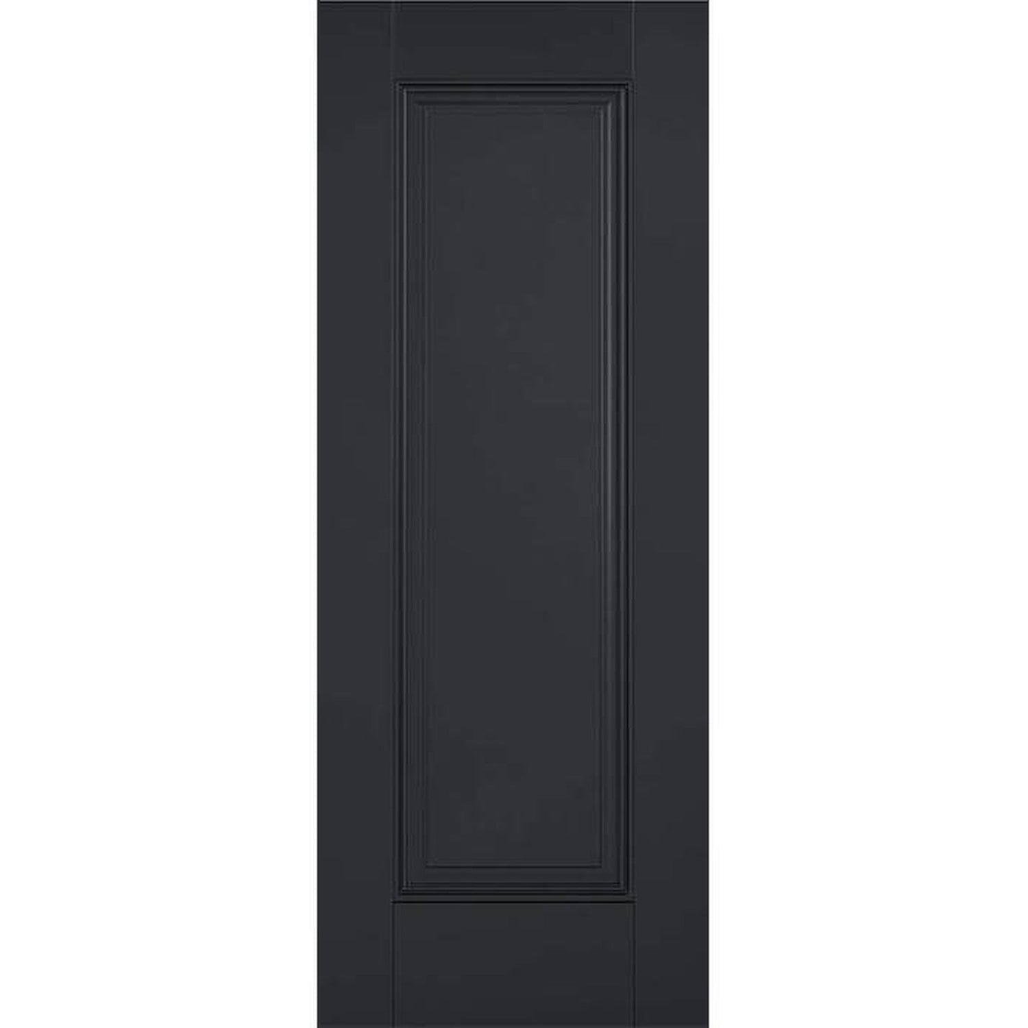 Eindhoven Black Primed 1 Panel FD30 Fire Door - Main Product Image