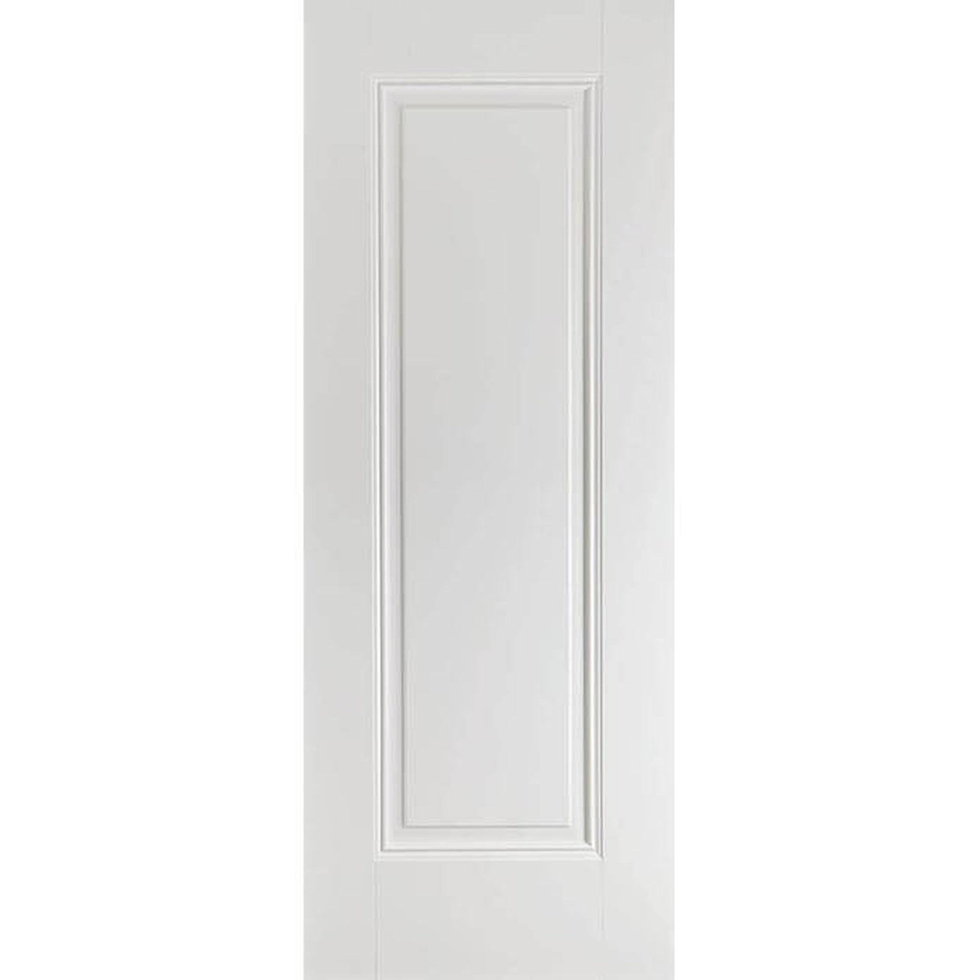 Eindhoven White Primed 1 Panel FD30 Fire Door - Main Product Image