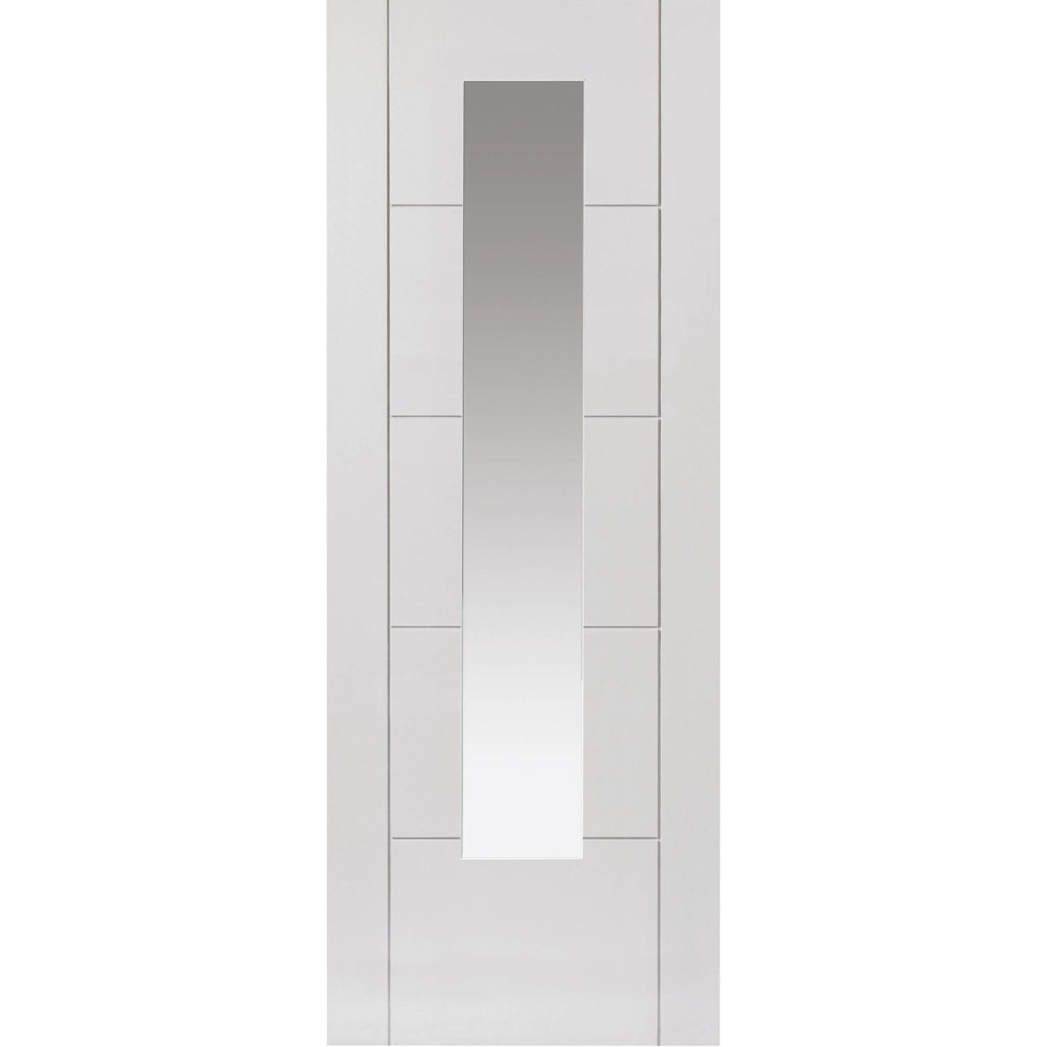 Emral White Prefinished Glazed Internal Door - Main Product Image