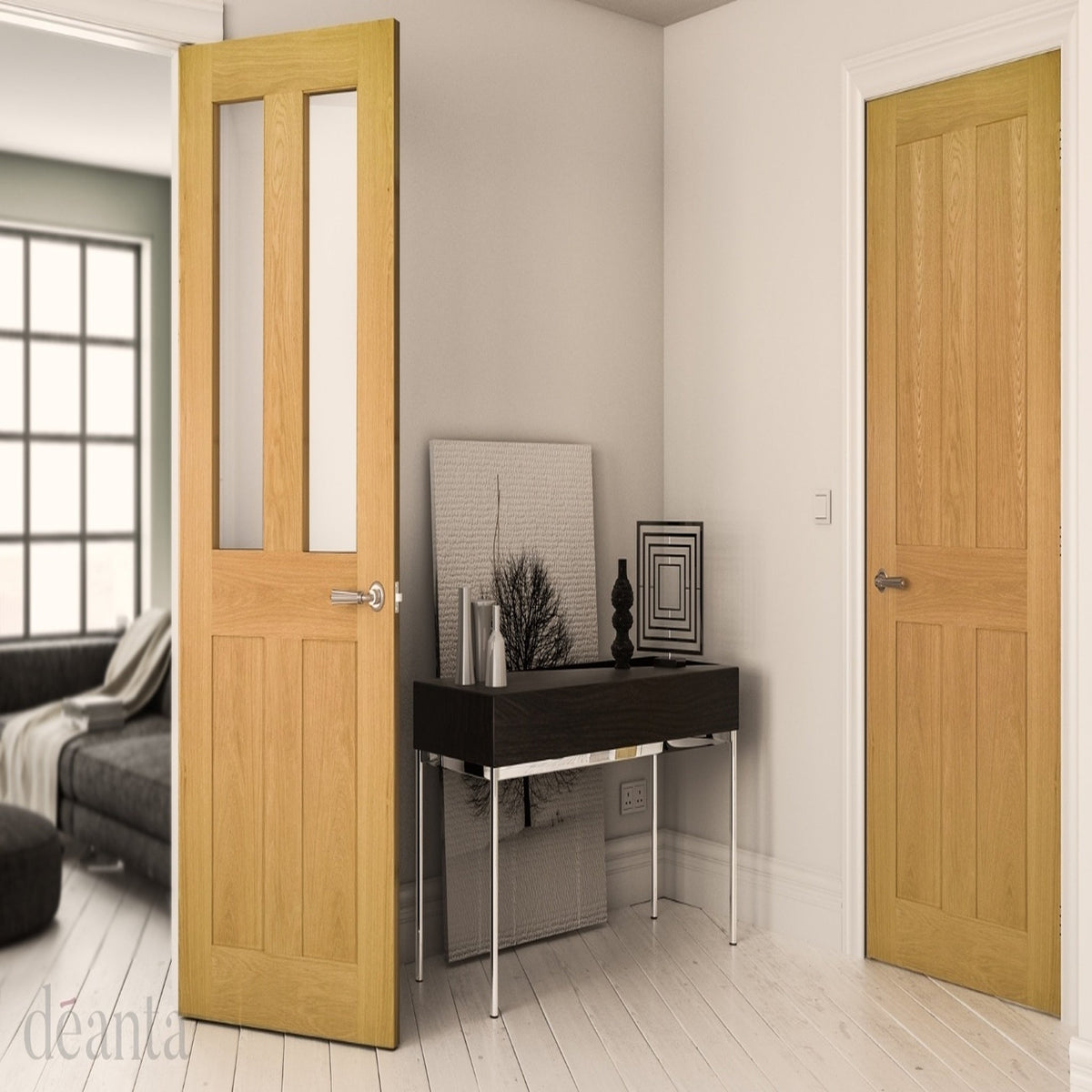Eton 4 Flat Panel Internal Door - Lifestyle Image 1