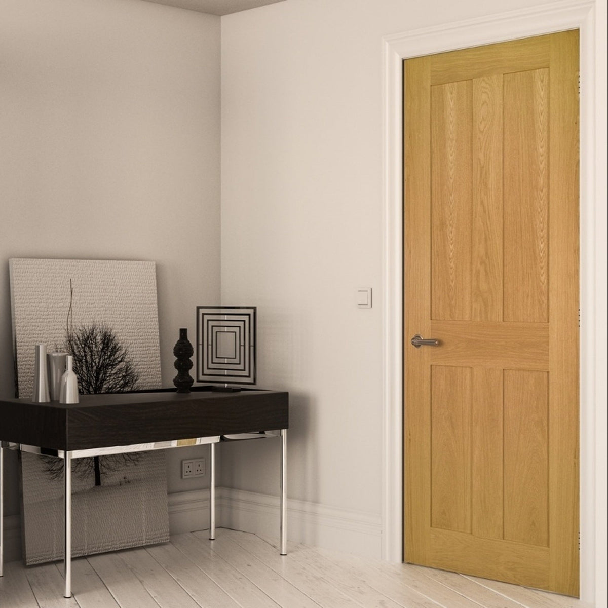Eton 4 Flat Panel Internal Door - Lifestyle Image 1
