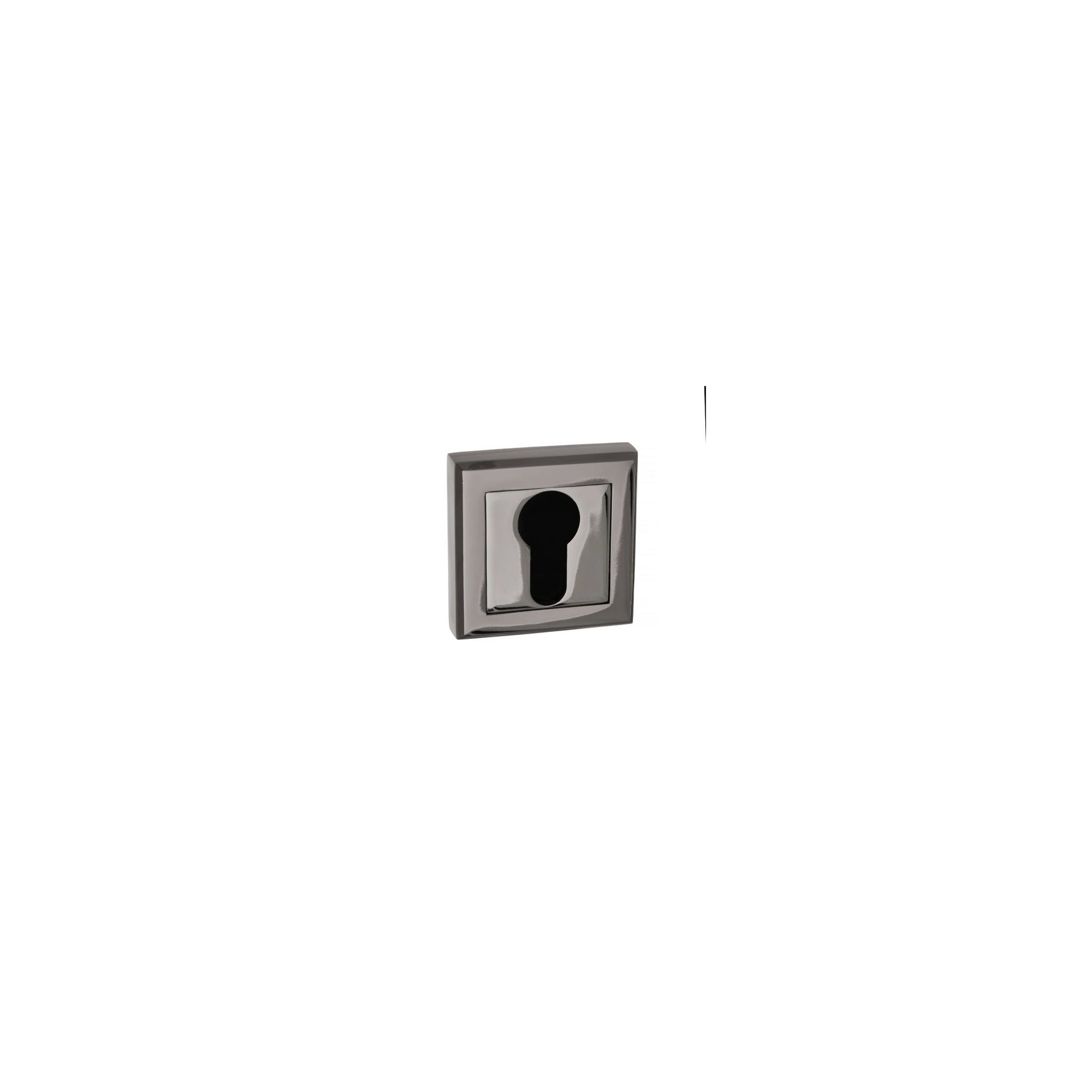 Euro Escutcheon Pair On Square Rose - Main Product Image