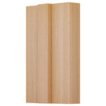 Product unfinished oak bifold frame kit with natural woodgrain finish