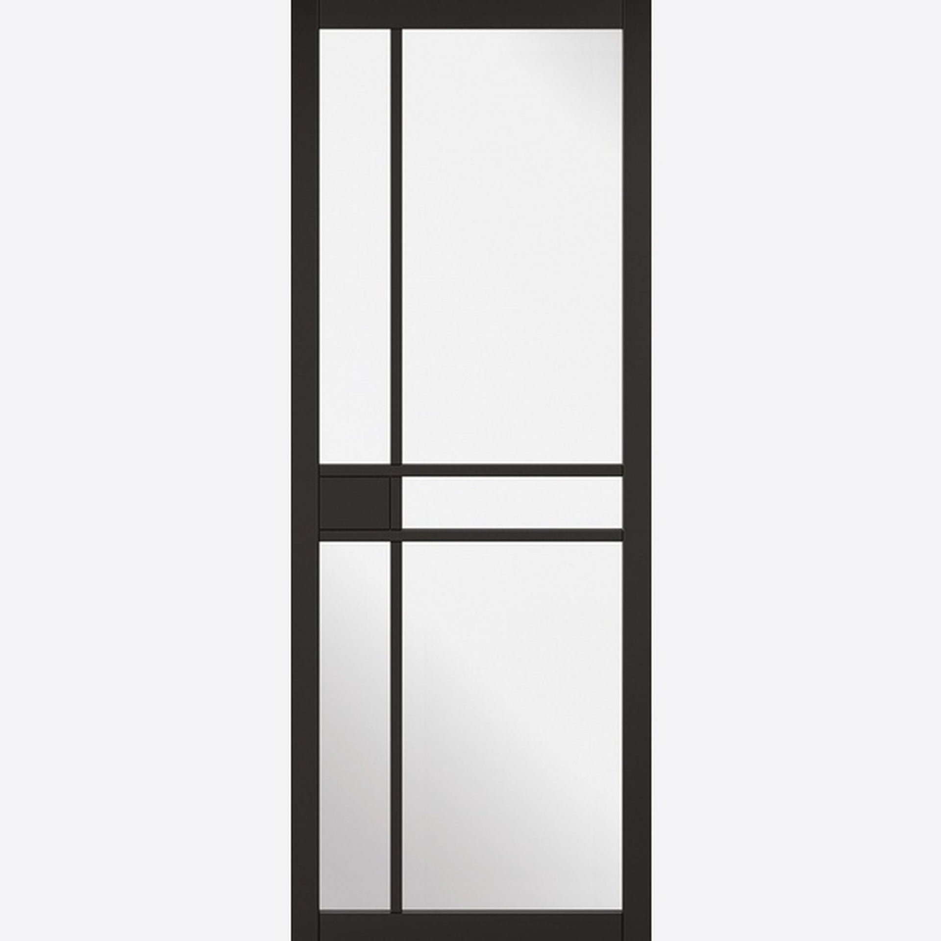 Greenwich Black Glazed Internal Door - Main Product Image