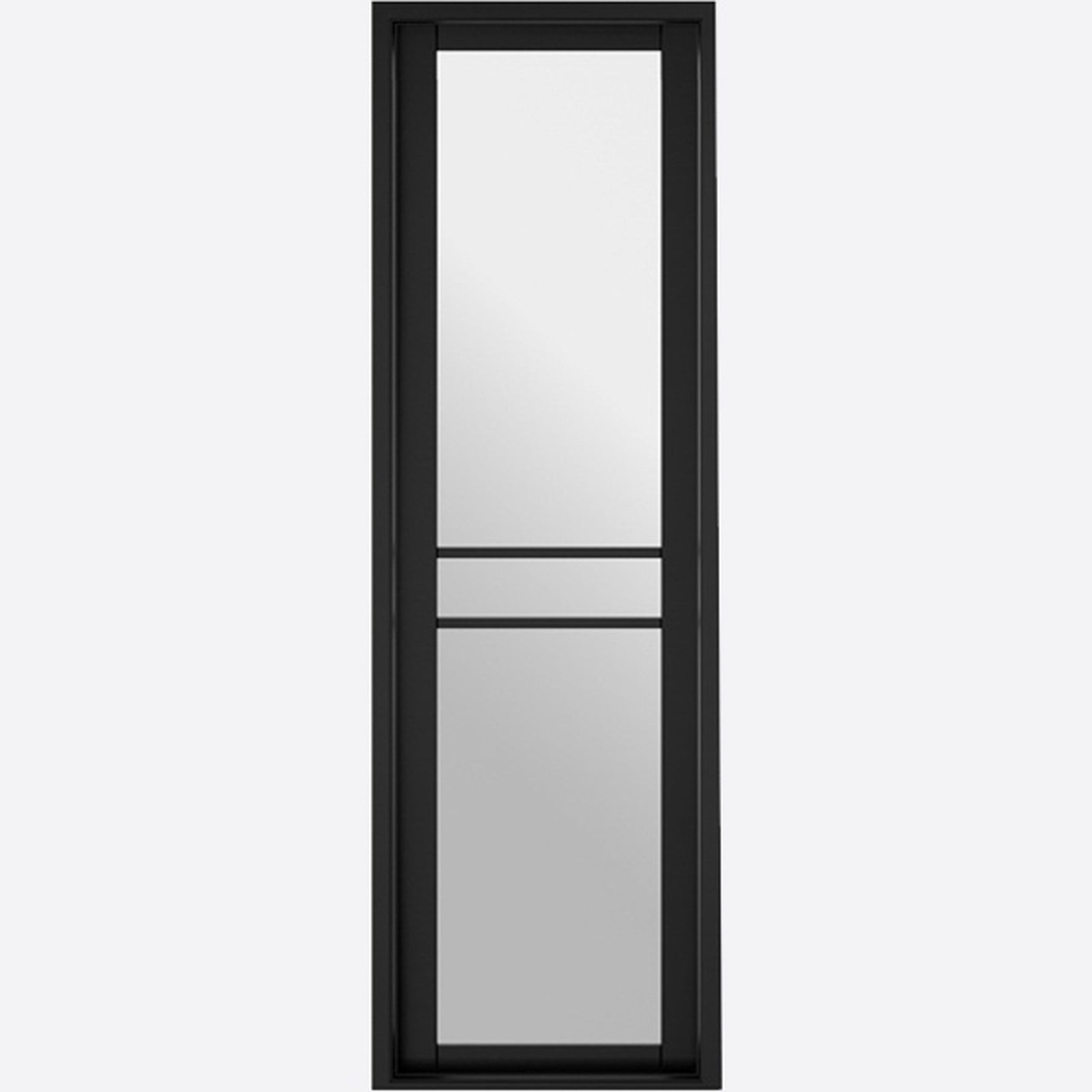 Greenwich W8 Black Prefinished Sidelight - Main Product Image