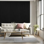 JB Kind Black Laminate Acoustic Wall Panel - Main Product Image